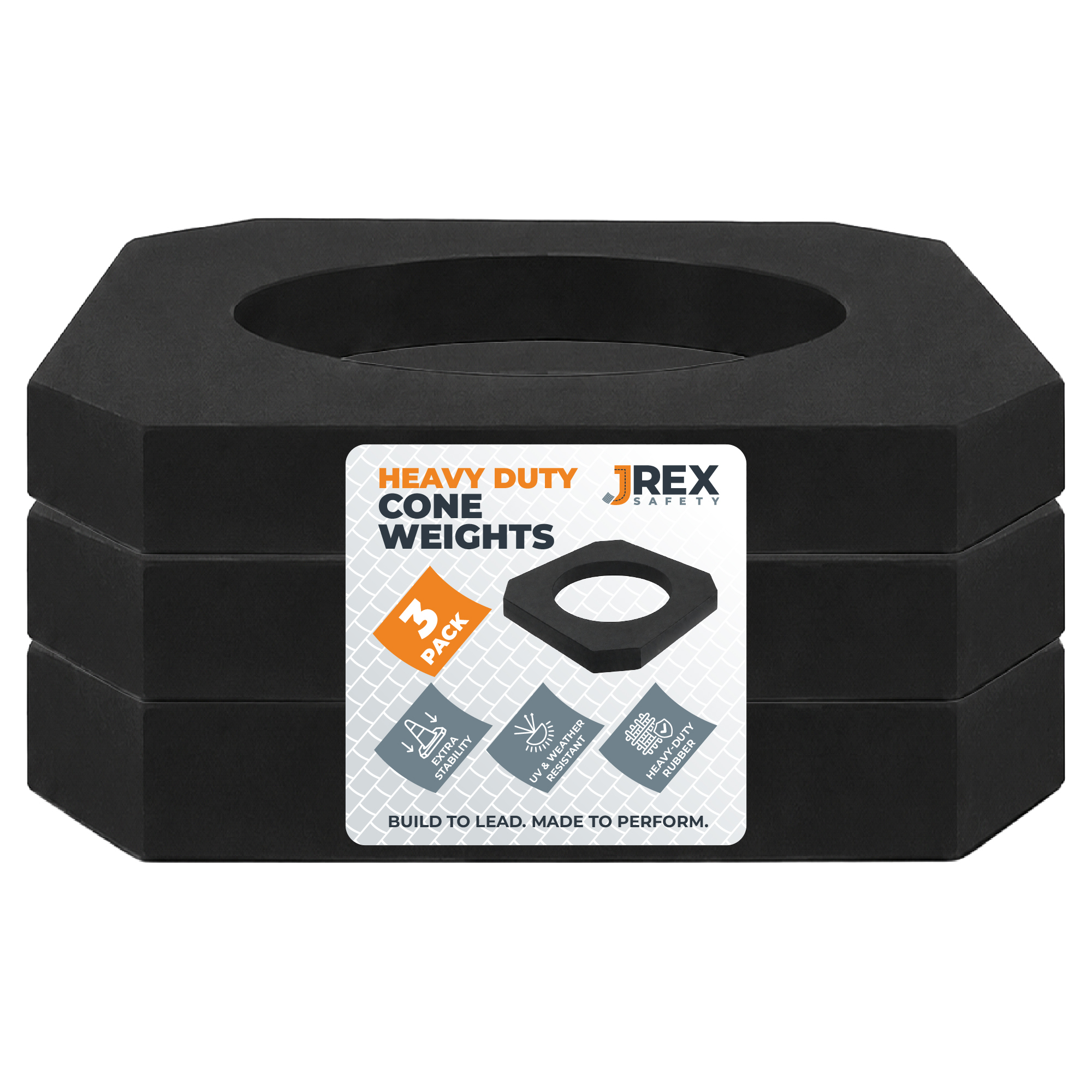 Traffic Cone Weight - 7 lbs. - 4 Pack